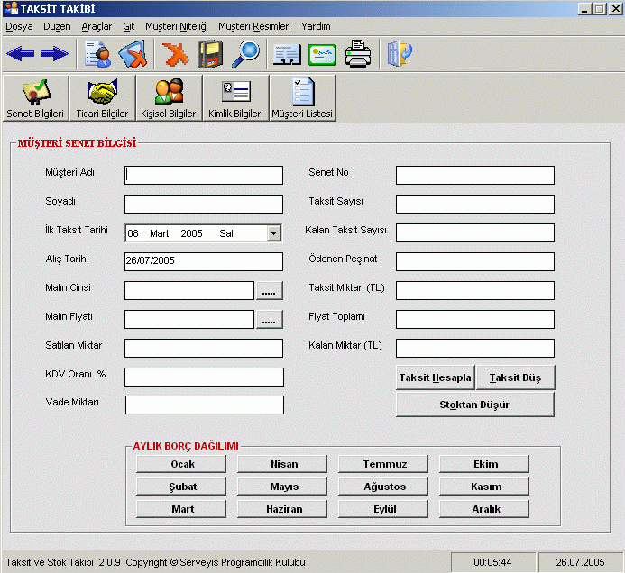 Mterinin Senet Bilgileri